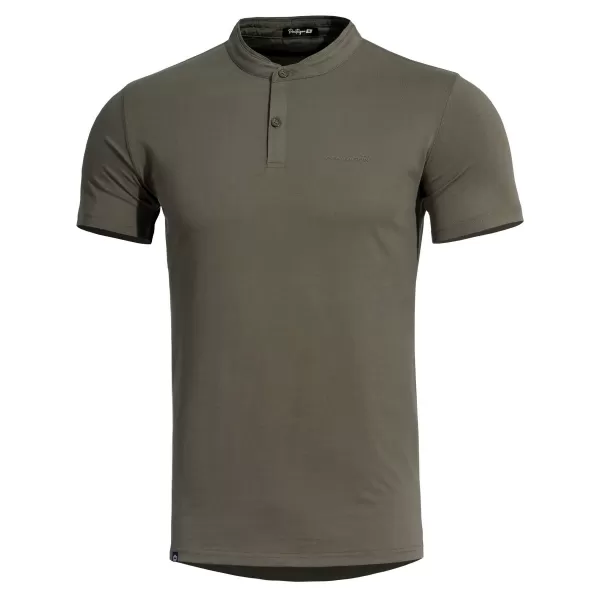  tricou PENTAGON ROMEO 2.0 HENLEY T-SHIRT K09050 MARO GRI 