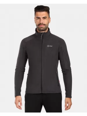 Hanorac pentru bărbați din fleece KILPI GLAMER-M ZM0208KI NEGRU