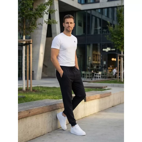  Pantaloni pentru bărbați ALTISPORT ATS JOGGER CLASSIC - FIT NEGRU 