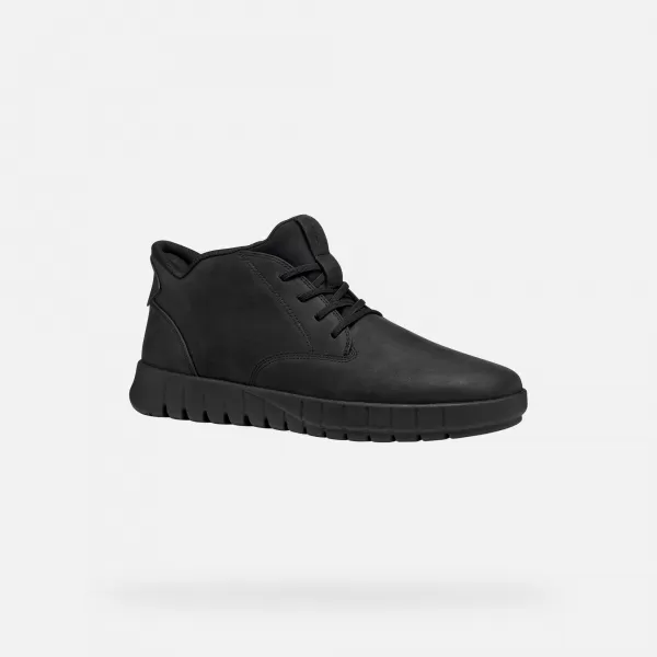  Pantofi pentru bărbați GEOX FLEXTRIDE PLUS G011461 NEGRU 