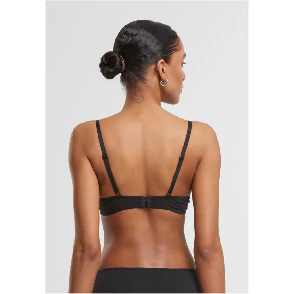  Sutienul doamnei URBAN CLASSICS TB7652A NEGRU/NEGRU 