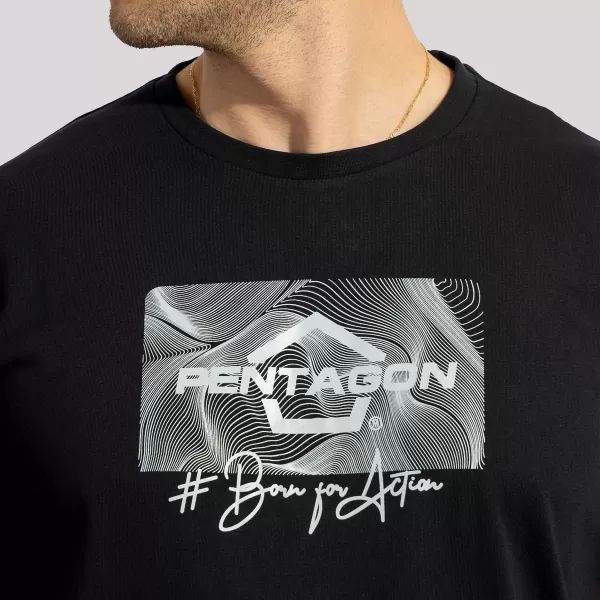  tricou PENTAGON AGERON CONTOUR K09012 ALB 