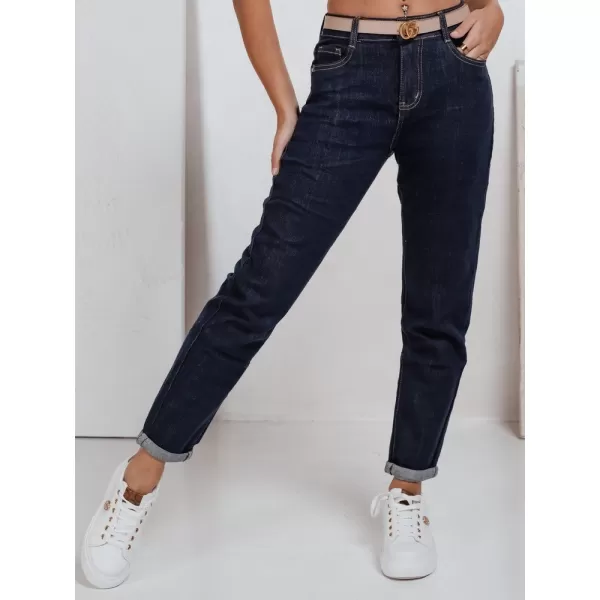  Pantalonii pentru doamne DSTREET UY2781 SEA -BLUE 