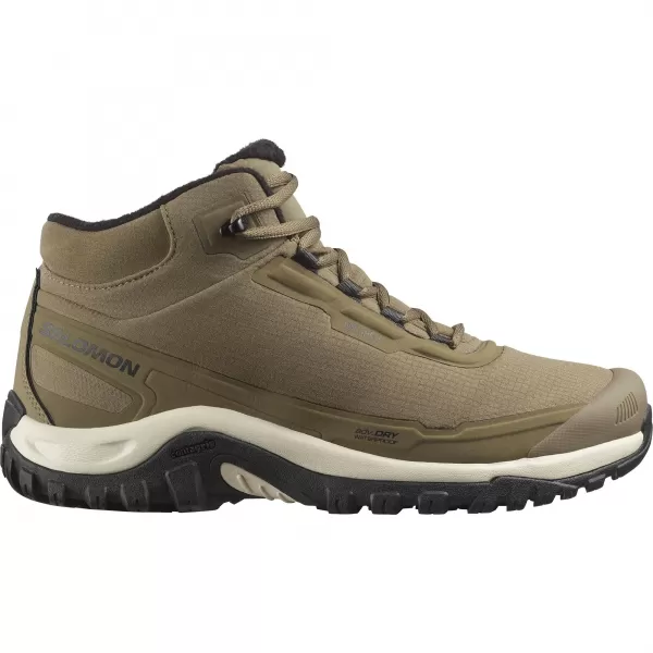 Pantofi pentru bărbați SALOMON SHELTER WATERPROOF GRI PIATRA/NEGRU/ZI PLOIOASA 