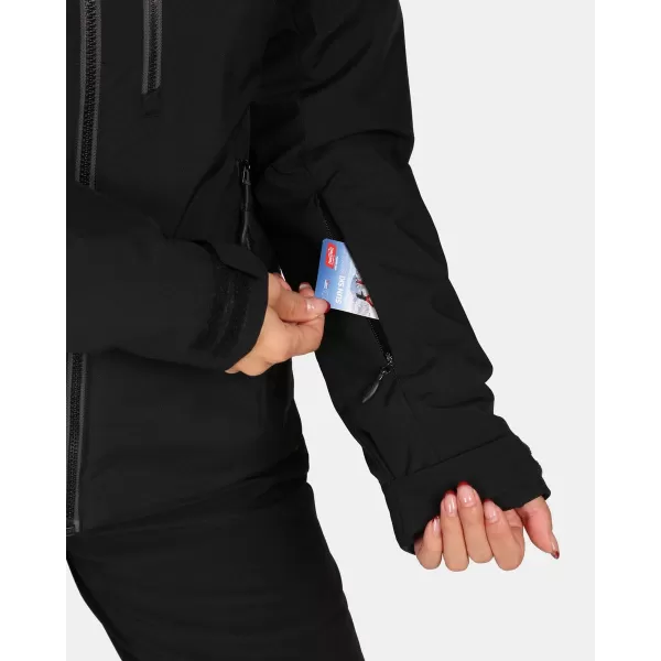  Jachetă de schi pentru femei KILPI FLIP-W ZL0110KI NEGRU 