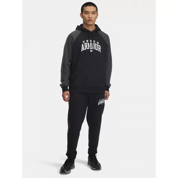  Pantaloni sport pentru bărbați UNDER ARMOUR UA RIVAL FLC CB PANTS 6003954-001 NEGRU 