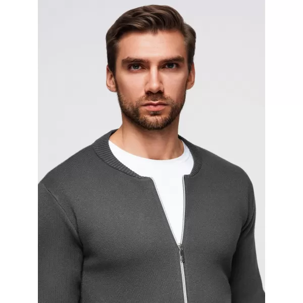  Pulover pentru bărbați OMBRE OM-SWZS-0146 GRAFIT 