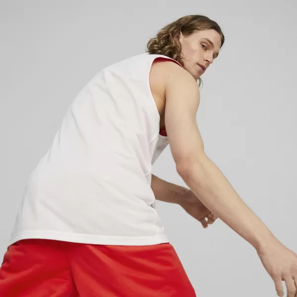  Jersey pentru bărbați PUMA REVERSIBLE PRACTICE JERSEY 67664003 PUMA RED 