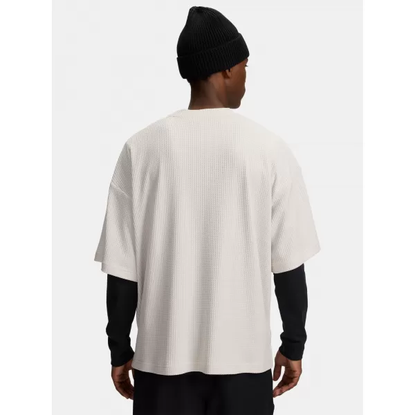  Tricou pentru bărbați UNDER ARMOUR UA RIVAL WAFFLE CREW 1383106-110 ALB 