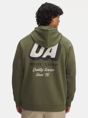 Hanorac pentru bărbați UNDER ARMOUR UA RIVAL FLEECE HBR LOGO HD 6003955-390 VERDE