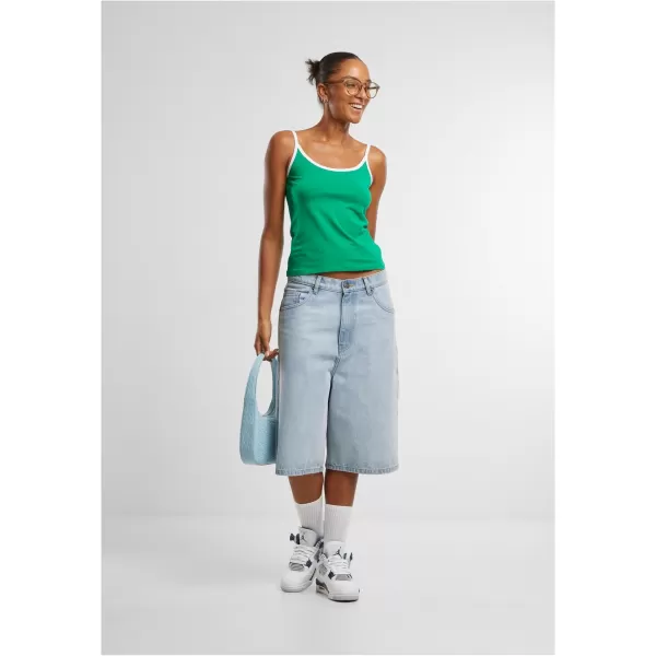  Maieu de damă URBAN CLASSICS TB7485A BROASCA VERDE/ALB/ALB/NEGRU 