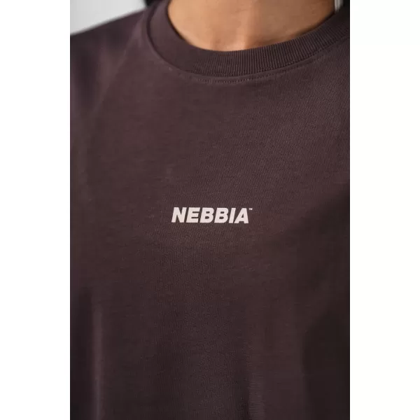  Tricou supradimensionat RESET 491 MARO ÎNCHIS Nebbia 