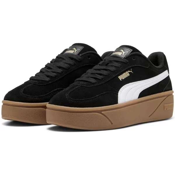  Doamne PUMA CLUB II ERA PLATFORM SD WNS 40260901 PUMA BLACK/PUMA WHITE 