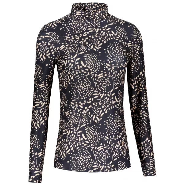  Tricou pentru femei KIXMI VENUS NEGRU/BEJ 