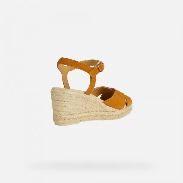  Sandale de dama GEOX GELSA LOW CHIHLIMBAR 
