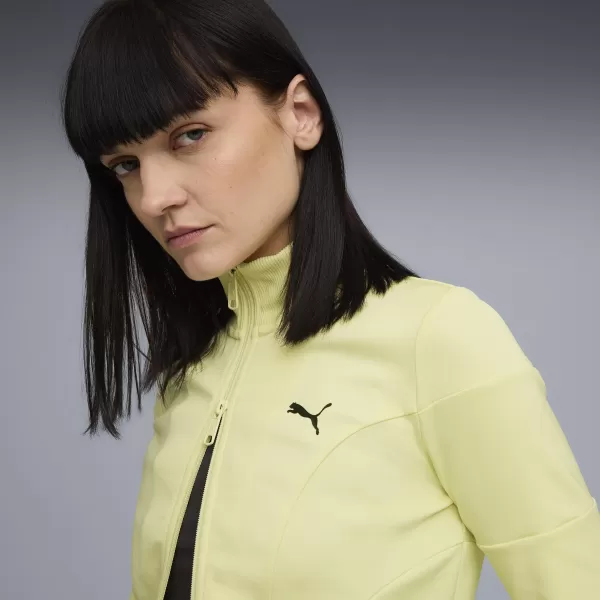  Geaca de dama PUMA DARE TO SLIM CROPPED TRACK JACKET 63214635 LUNA DE AUR 
