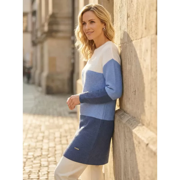  Pulover de dama KIXMI VIENNA ALBASTRU 