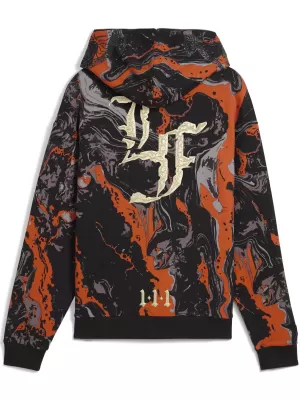 Hanorac pentru bărbați PUMA LAFRANCE HEEM ERA FULL ZIP 63247101 PORTOCALIU GLO/AOP