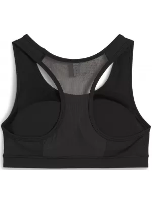 Sutienul doamnei PUMA 4KEEPS BRA - PADDED - SMALL CAT 52814901 PUMA BLACK/SMALL CAT