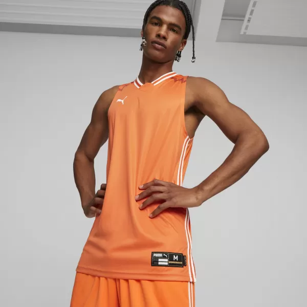  Jersey pentru bărbați PUMA HOOPS TEAM GAME JERSEY 67662808 MAC DE AUR 