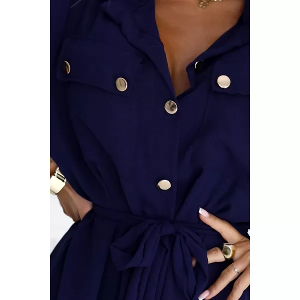  Rochie NUMOCO 531-6 ALBASTRU 