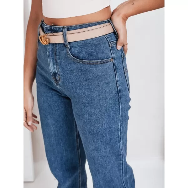 Pantalonii pentru doamne DSTREET UY2770 ALBASTRU 