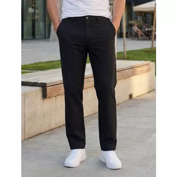  Pantaloni pentru bărbați ALTISPORT ATS TROUSER CLASSIC-FIT NEGRU 