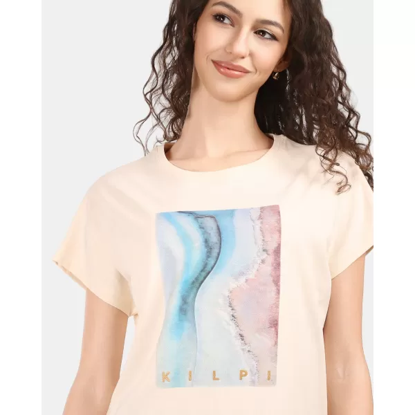  Tricou pentru femei KILPI JERSIE-W ZL0305KI BEJ 