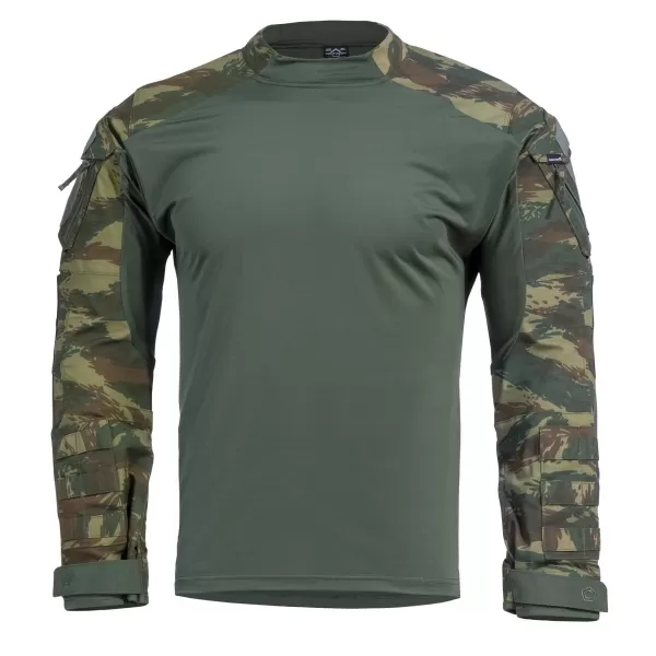  tricou PENTAGON WOLF COMBAT SHIRT CAMO K02025 CAMO GRI 