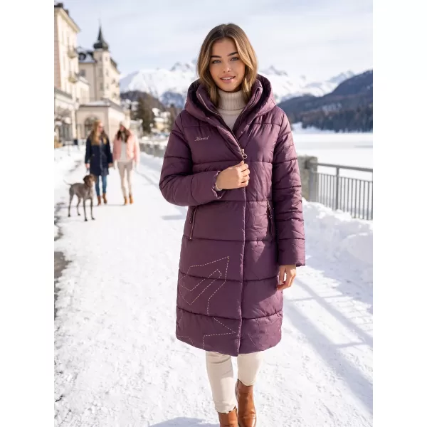  Palton de damă KIXMI VENECIA VIOLET 