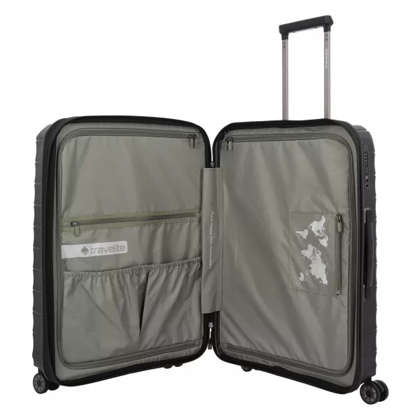  Valiză TRAVELITE MOOBY M NEGRU 