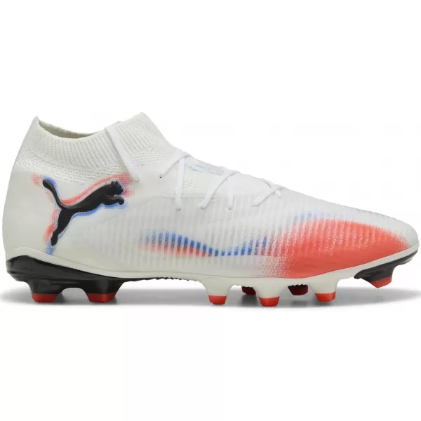  Pantofi pentru bărbați PUMA FUTURE 8 PRO FG/AG 10858801 WHITE/ ALB/PUMA NEGRU/ROȘU STRĂLUCITOR 