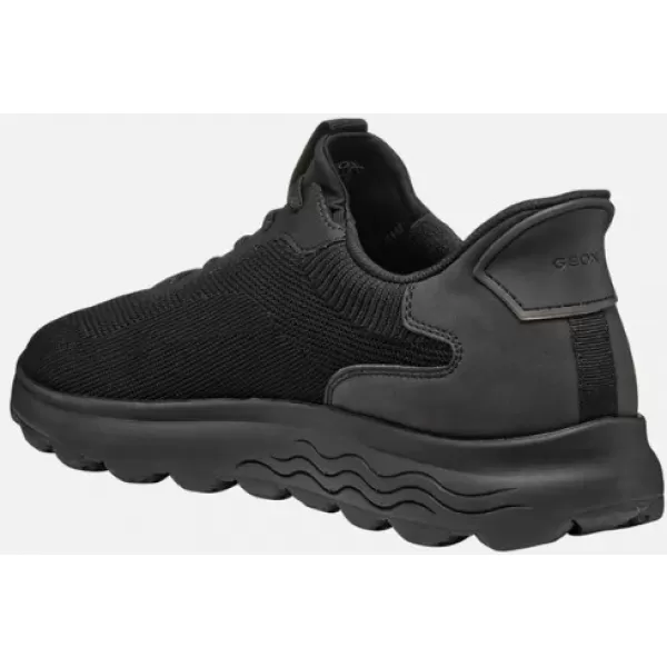  Adidași pentru bărbați GEOX SPHERICA PLUS NEGRU 