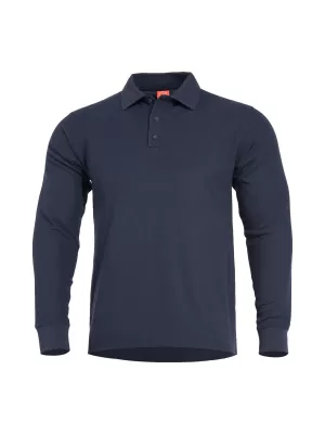 tricou PENTAGON ANIKETOS LONG POLO K09013 ALBASTRU MARIN