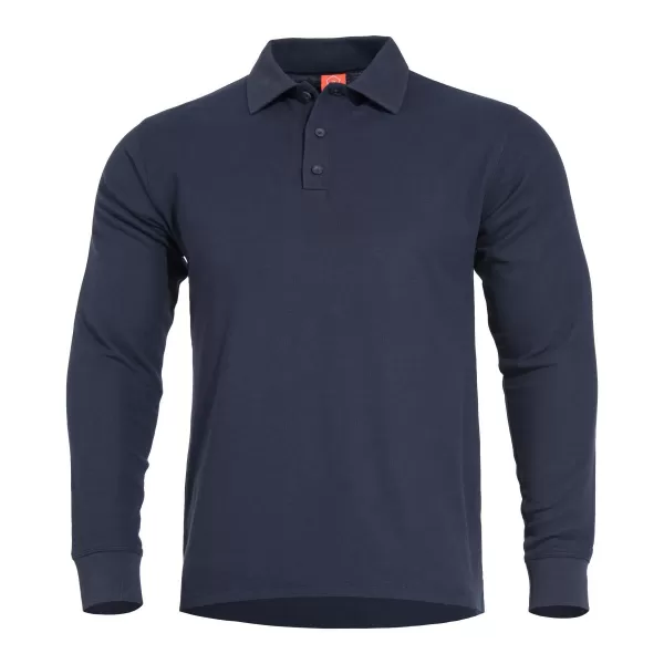  tricou PENTAGON ANIKETOS LONG POLO K09013 ALBASTRU MARIN 