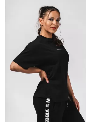 Tricou supradimensionat RESET 491 BLACK Nebbia