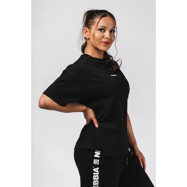  Tricou supradimensionat RESET 491 BLACK Nebbia 