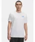 Tricou pentru bărbați UNDER ARMOUR UA TRIPLE STACK LC LOGO SS ALB