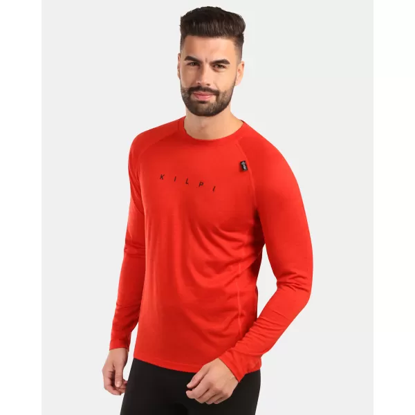  Cămașă termică pentru bărbați KILPI MAVORA TOP-M ZM0502KI ROŞU 