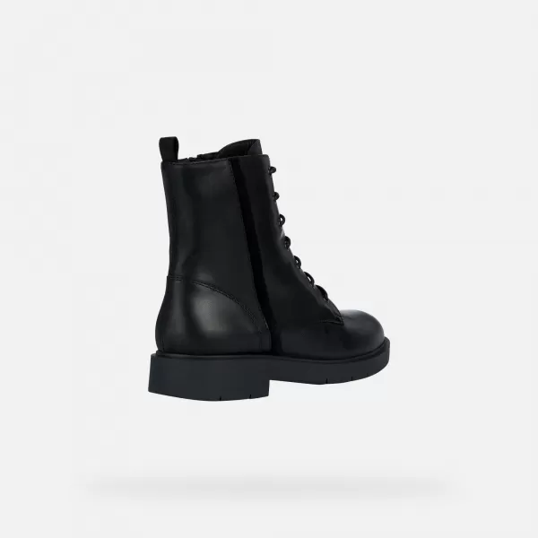  Botine de dama GEOX SPHERICA EC1 G004200 NEGRU 
