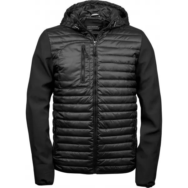  Jachetă pentru bărbați TEE JAYS | TJ 9628 NEGRU/NEGRU 