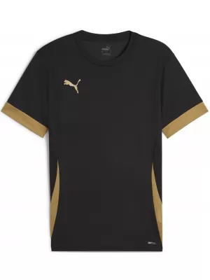 Jersey pentru bărbați PUMA TEAMGOAL MATCHDAY JERSEY 705747_28 PUMA NEGRU/AUR/AUR MAT