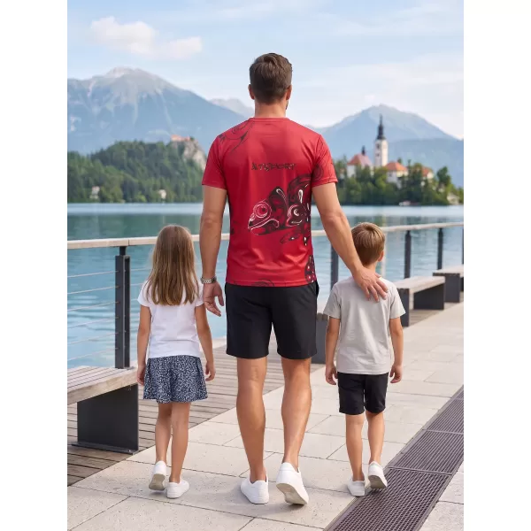  Cămașă de agrement pentru bărbați premium ALTISPORT VOJ/ALM122TR06 ROŞU 