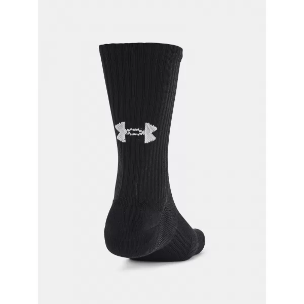  Șosete UNDER ARMOUR UNISEX UA TC 3PK CREW 1386311-001 NEGRU 