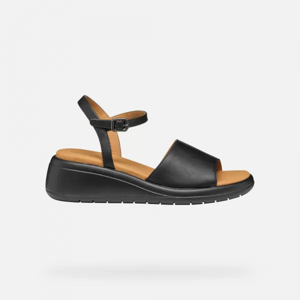  Sandale de dama GEOX MELICONIA NEGRU 