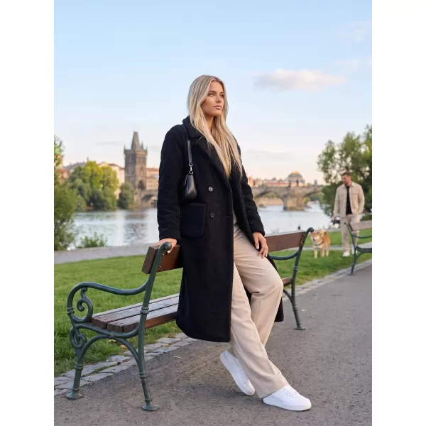  Palton de damă KIXMI VINILA NEGRU 