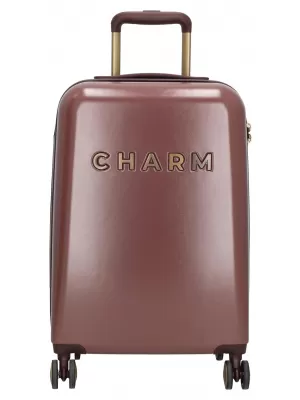 Valiză CHARM LONDON CAPETOWN S BURGUNDIA