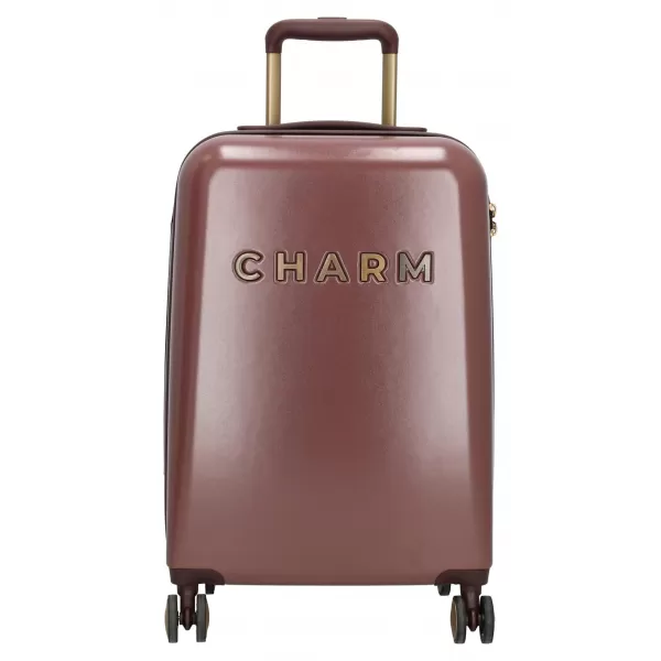  Valiză CHARM LONDON CAPETOWN S BURGUNDIA 