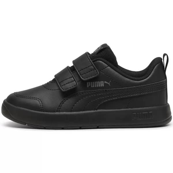  Pantofi pentru bebeluși PUMA COURTFLEX V3 V PS 39764201 PUMA NEGRU/NEGRU/FONTĂ 