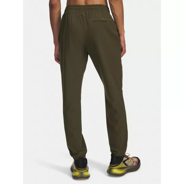  Pantaloni de trening pentru bărbați UNDER ARMOUR UA VIBE WOVEN JOGGER 1386557-308 VERDE 
